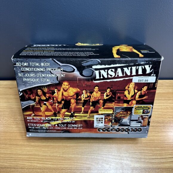 Insanity Beachbody 60 Day Total Body Conditioning Program 10 DVD Box Set‎ - Picture 2 of 3